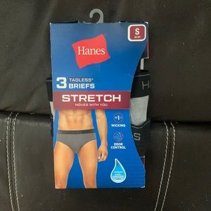 NIB Hanes 3 tagless mens briefs size small